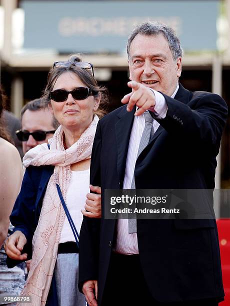 Anne Rothenstein and Director Stephen Frears attend the "Tamara Drewe" Premiere at Palais des Festivals during the 63rd Annual Cannes Film Festival...