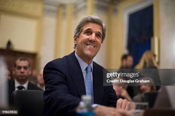 John Kerry, D-Mass., during a full committee hearing on the Supreme Court's decision to allow unlimited corporate spending in elections, Feb. 2, 2010.