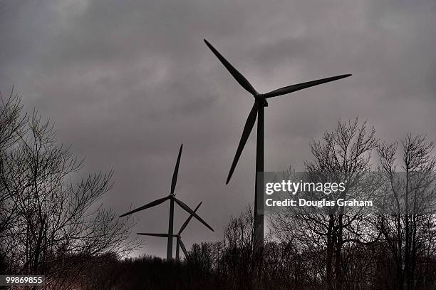 West Virginia Potomac Highlands Windmills near the town of Davis, West Virginia. December 18, 2009.