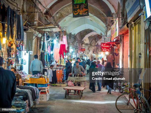 isfahan bazaar, isfahan, iran - província de isfahan - fotografias e filmes do acervo