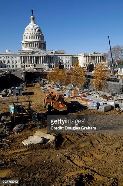 East Front of the U.S. Capitol from the new CVC site still under construction.