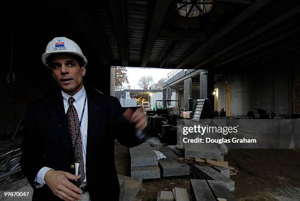 Tom Fontana, communications director of the CVC during a tour of the Capitol Visitors Center of the U.S. Capitol.