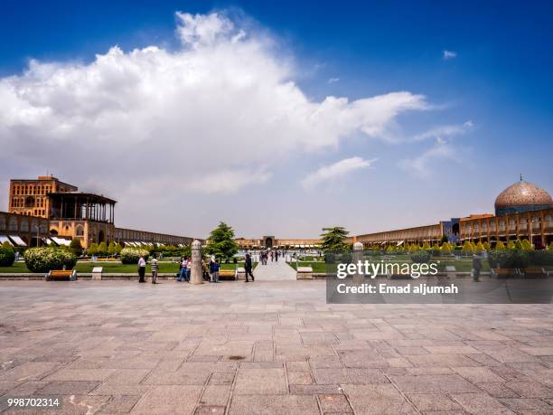 naqsh-e jahan square in isfahan, iran - província de isfahan - fotografias e filmes do acervo