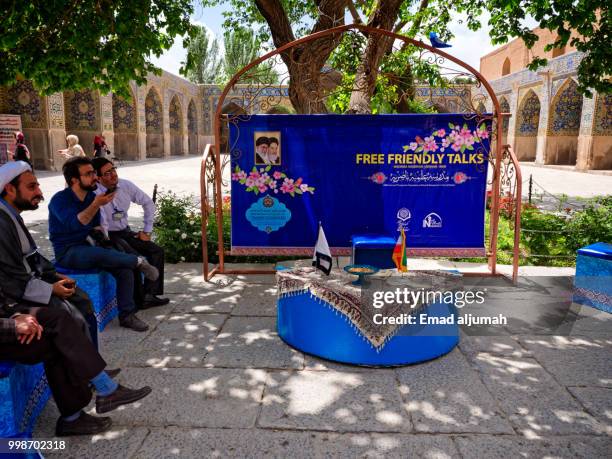 the shah mosque, isfahan, iran - isfahan province stock pictures, royalty-free photos & images