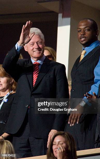 Former U.S. President Bill Clinton during day two of the Democratic National Convention at the Pepsi Center August 26, 2008 in Denver, Colorado.