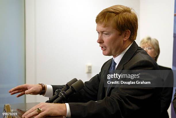 Adam Putnam, R-Fl., and Deborah Pryce, R-Ohio, chairman, House Republican Conference during a news conference on "Securing America's Future",...