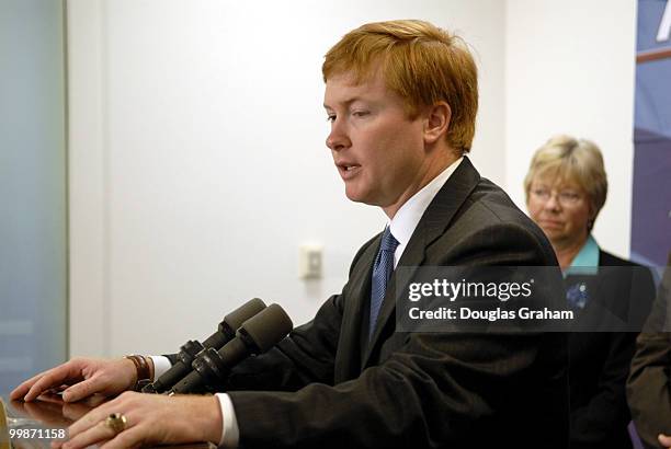 Adam Putnam, R-Fl., and Deborah Pryce, R-Ohio, chairman, House Republican Conference during a news conference on "Securing America's Future",...