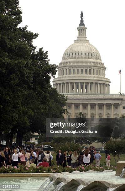 Visitors and staff evacuate the Capitol again on Wednesday afternoon after an airplane drifted in to restricted air space. The warning lasted only a...