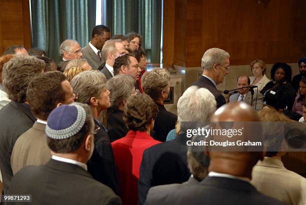 Religious leaders that are opposed to the federal marriage amendment called the "Clergy for Fairness" held a news conference to speak out against the...