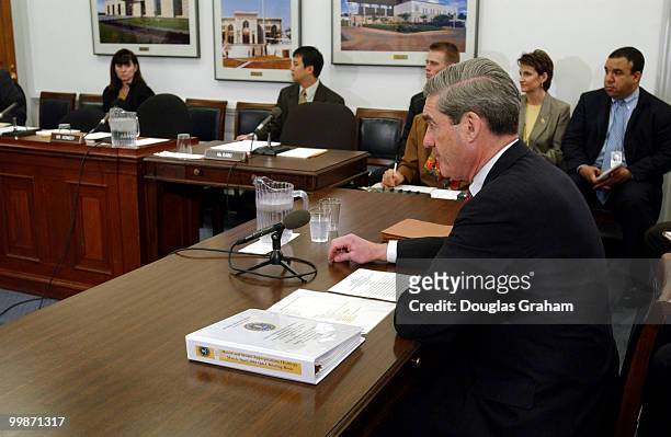 Director Robert Mueller, testifies before the Commerce, Justice, State and the Judiciary Subcommittee hearing on FY2004 appropriations for the FBI.
