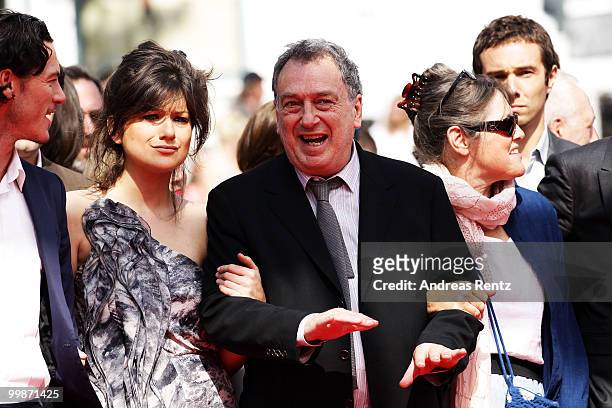 Luke Evans, Lola Frears, Stephen Frears and wife Anne Rothenstein attend the "Tamara Drewe" Premiere at Palais des Festivals during the 63rd Annual...