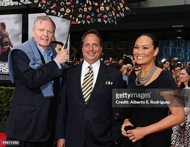 Actors Jon Voight, Jon Lovitz, and Tia Carrere arrive at the "Prince of Persia: The Sands of Time" Los Angeles premiere held at Grauman's Chinese...