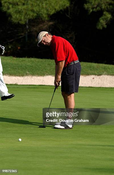 Chet Edwards, D-TX., during the First Tee Congressional Challenge golf tournament at Columbia Country Club in Chevy Chase, Maryland.