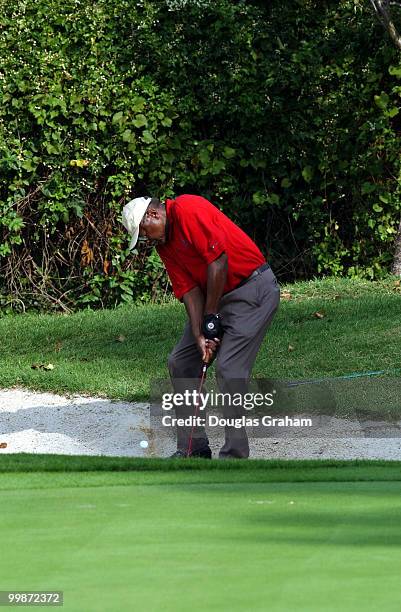 James Clyburn, D-SC., during the First Tee Congressional Challenge golf tournament at Columbia Country Club in Chevy Chase, Maryland.