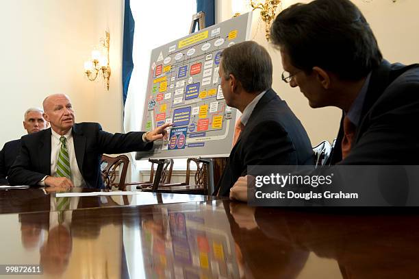 Republicans House Leaders hold a news conference to speak out against the democratic health care plan in the Rayburn Room of the U.S. Capitol, July...