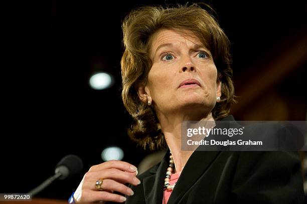 Lisa Murkowski, R-AK., and other republicans senators hold a news conference to speak out against the democratic health care plan in the Senate...