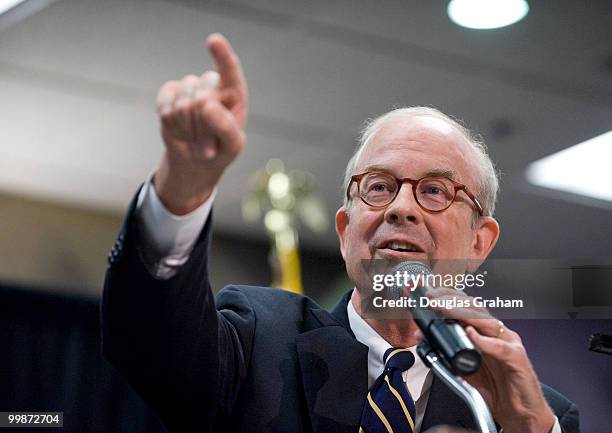 Rick Boucher, D-VA., addresses a large crowd at a town hall meeting on health care at the Southwest Virginia Higher Education Center in Abingdon,...