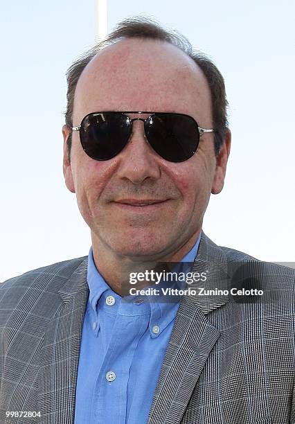 Actor Kevin Spacey sighting during the 63rd Cannes Film Festival on May 17, 2010 in Cannes, France.