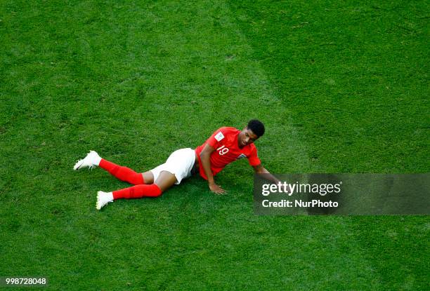 England v Belgium - Play off for third place final FIFA World Cup Russia 2018 Marcus Rashford at Saint Petersburg Stadium in Russia on July 14, 2018.