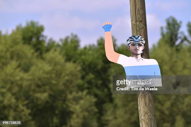 Illustration / Michal Kwiatkowski of Poland and Team Sky / Fan / during the 105th Tour de France 2018, Stage 8 a 181km stage from Dreux to Amiens...