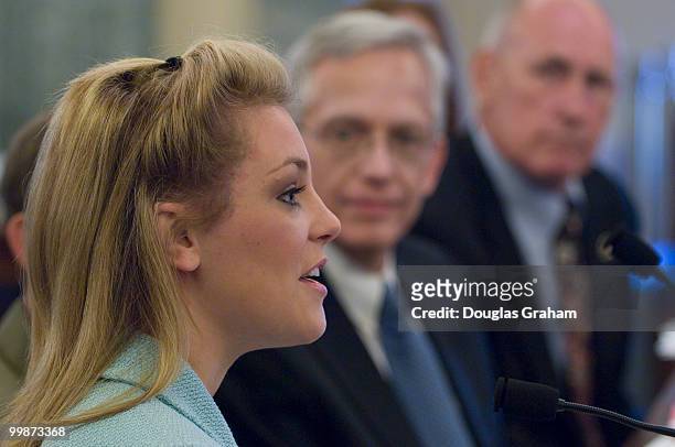 Miss America 2007 Lauren Nelson testifies before the Senate Commerce, Science and Transportation Committee Child Internet Protection full committee...