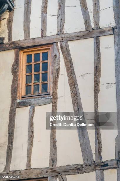 architectural detail, rouen, normandy, france - seine maritime photos et images de collection