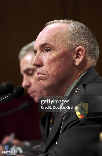 Gen. John Abizaid, commander, U.S. Central Command and Maj. Gen. Geoffrey Miller, deputy commander for detainee operations, Multi-National Force-Iraq...
