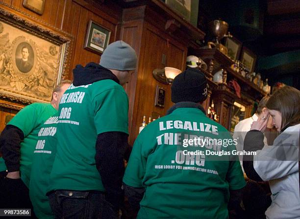 The Irish Lobby for Immigration Reform is fighting for the voice of the estimated 50,000 undocumented Irish in the immigration debate. Here members...