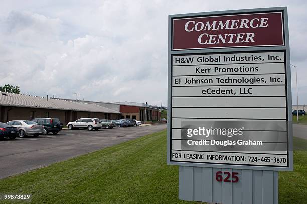 The outside of the Aeptec offices housed in this building in a office park in Indiana Pennsylvania. May 29, 2009.