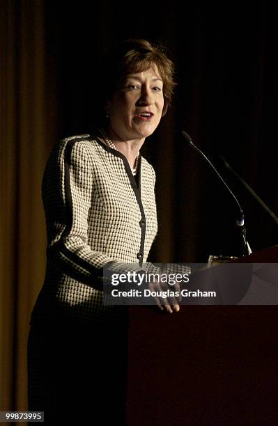 Susan Collins, R-MA, at the National League of Cities annual congressional city Conference in Washiungton D.C.