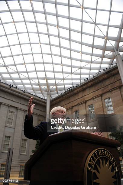 The grand opening of the Kogod Courtyard that joins the buildings of Donald W. Reynolds Center for American Art and Portraiture, the Smithsonian...