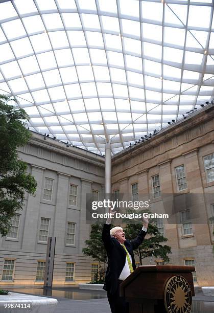 The grand opening of the Kogod Courtyard that joins the buildings of Donald W. Reynolds Center for American Art and Portraiture, the Smithsonian...