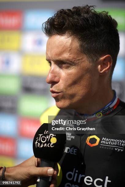 Start / Sylvain Chavanel of France and Team Direct Energie / Press Media / during the 105th Tour de France 2018, Stage 8 a 181km stage from Dreux to...