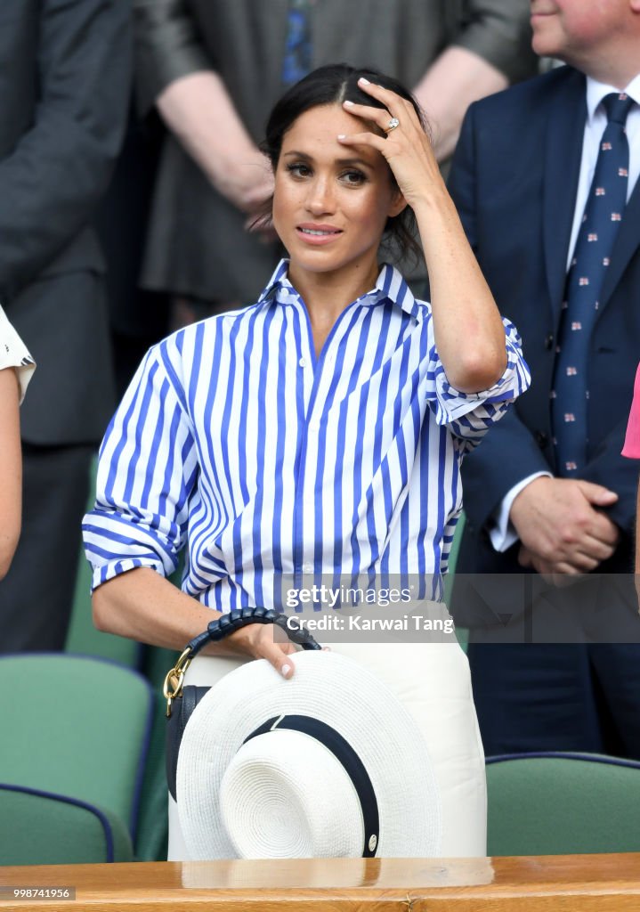 Celebrities Attend Wimbledon