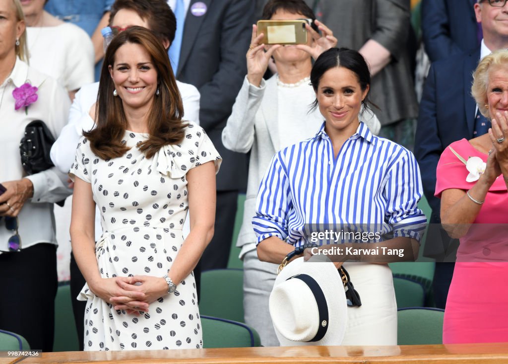 Celebrities Attend Wimbledon