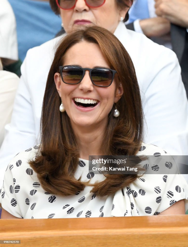 Celebrities Attend Wimbledon