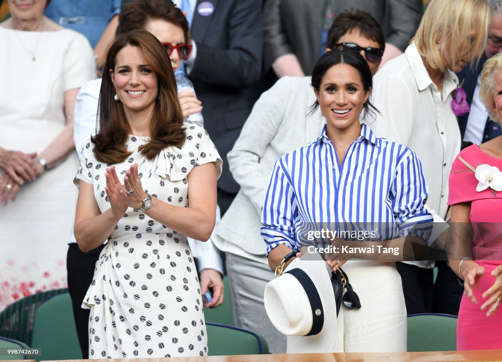 Celebrities Attend Wimbledon