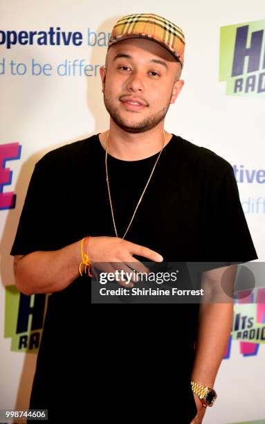 Jax Jones during Hits Radio Live at Manchester Arena on July 14, 2018 in Manchester, England.