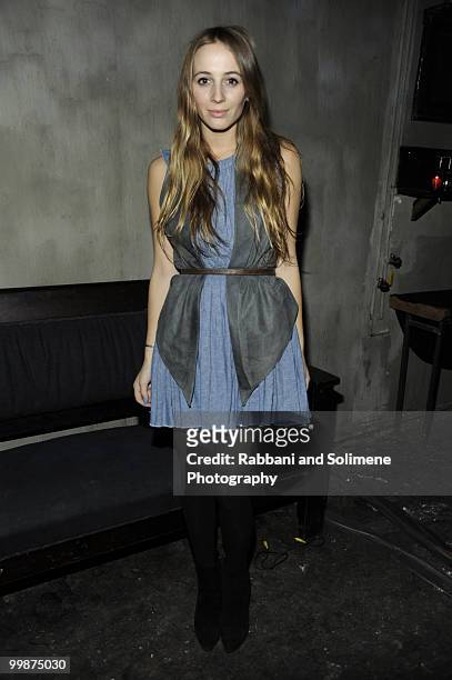 Harley Viera-Newton attends the Charlotte Ronson Fall 2010 after party during Mercedes-Benz Fashion Week at White Slab Palace on February 14, 2010 in...
