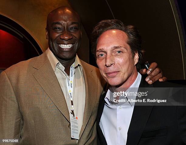 Actors Michael Clarke Duncan and William Fichtner attend the "Prince of Persia: The Sands of Time" Los Angeles premiere held at Grauman's Chinese...