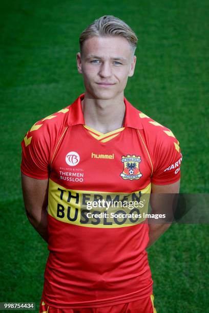 Jarno van den Bos of Go Ahead Eagles during the Photocall Go Ahead Eagles at the De Adelaarshorst on July 13, 2018 in Deventer Netherlands