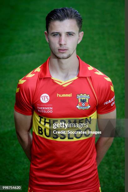 Giovanni Buttner of Go Ahead Eagles during the Photocall Go Ahead Eagles at the De Adelaarshorst on July 13, 2018 in Deventer Netherlands