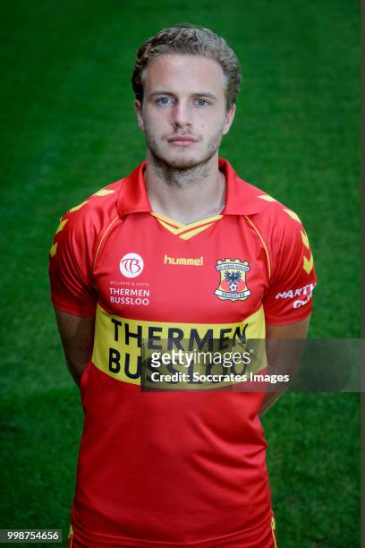 Thijs Dekker of Go Ahead Eagles during the Photocall Go Ahead Eagles at the De Adelaarshorst on July 13, 2018 in Deventer Netherlands