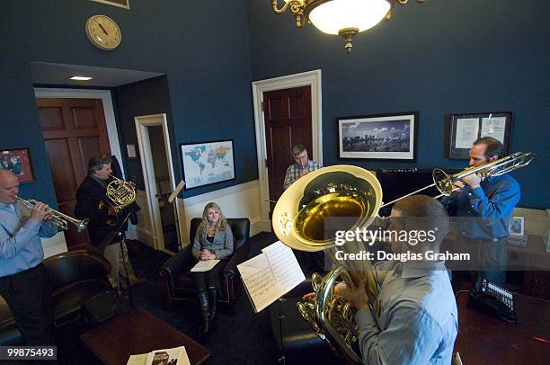 The Recording artists hit the Hill today with their guitars, violins, etc . To counter the National Association of Broadcasting fly-in with their...