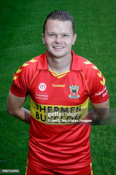 Pieter Langedijk of Go Ahead Eagles during the Photocall Go Ahead Eagles at the De Adelaarshorst on July 13, 2018 in Deventer Netherlands