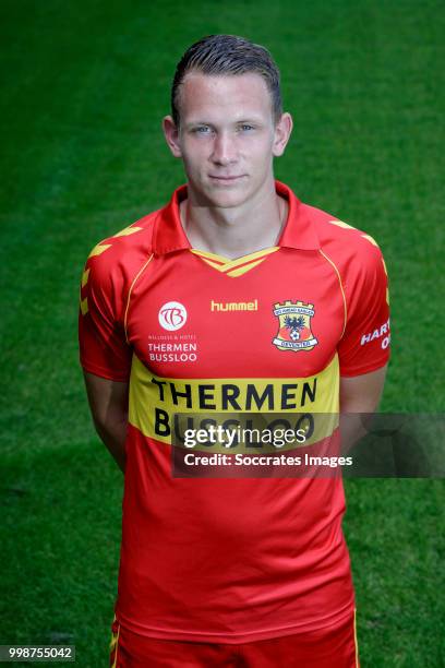 Julian Lelieveld of Go Ahead Eagles during the Photocall Go Ahead Eagles at the De Adelaarshorst on July 13, 2018 in Deventer Netherlands