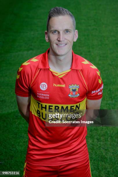 Sjoerd Overgoor of Go Ahead Eagles during the Photocall Go Ahead Eagles at the De Adelaarshorst on July 13, 2018 in Deventer Netherlands