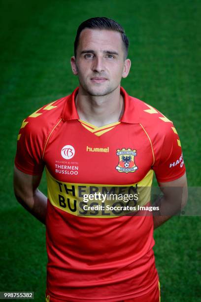 Jeff Stans of Go Ahead Eagles during the Photocall Go Ahead Eagles at the De Adelaarshorst on July 13, 2018 in Deventer Netherlands