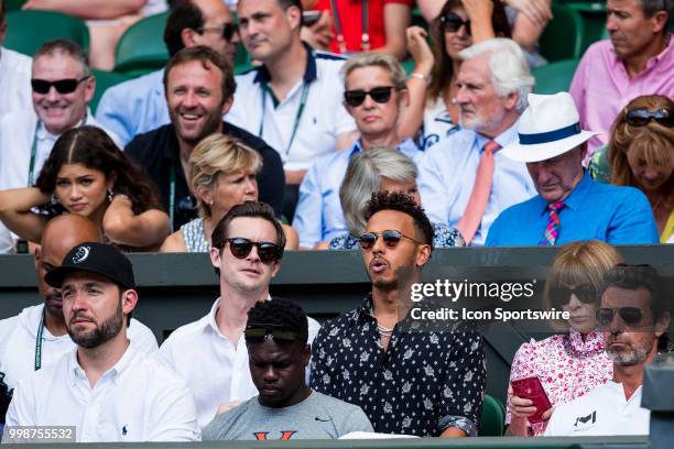 And ANNA WINTOUR attend day twelve match of the 2018 Wimbledon on July 14 at All England Lawn Tennis and Croquet Club in London,England.