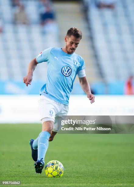Markus Rosenberg of Malmo FF during the Allsvenskan match between Malmo FF and Ostersunds FK at Malmo Stadion on July 14, 2018 in Malmo, Sweden.